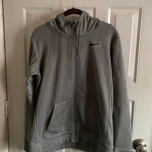 Nike sweat jacket gray